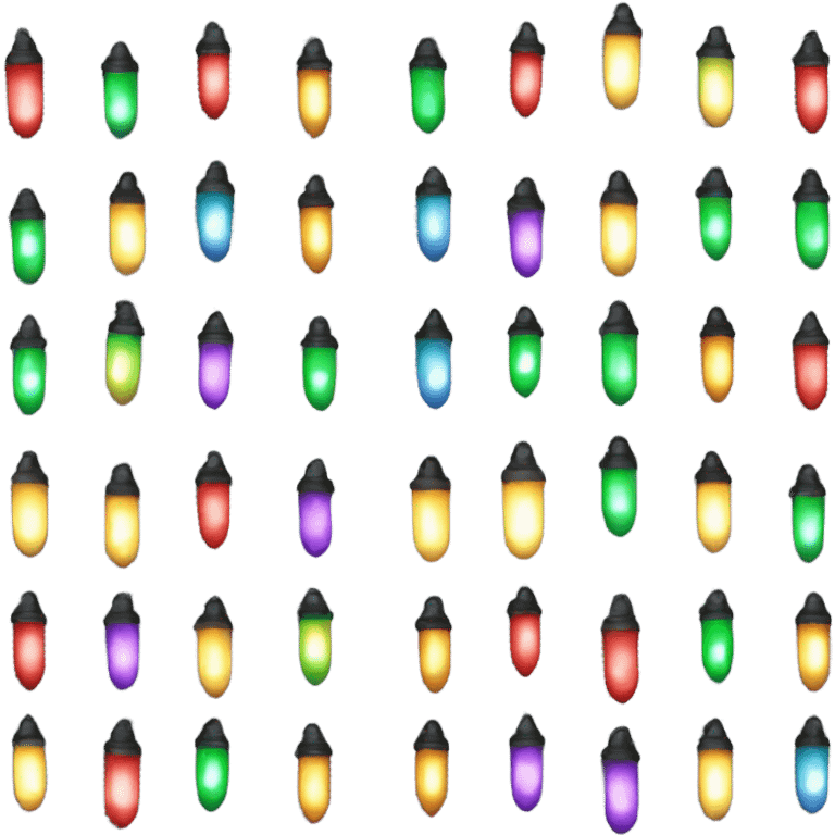 Christmas lights  emoji