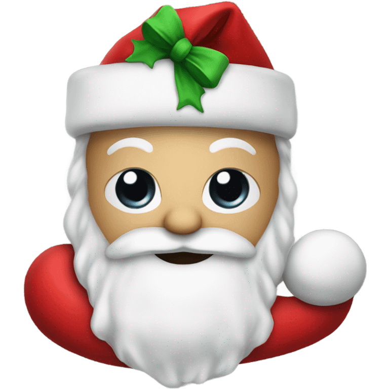 Santa sock emoji