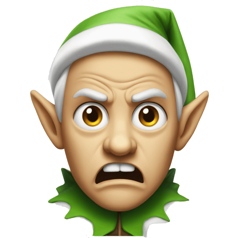 angry elf emoji