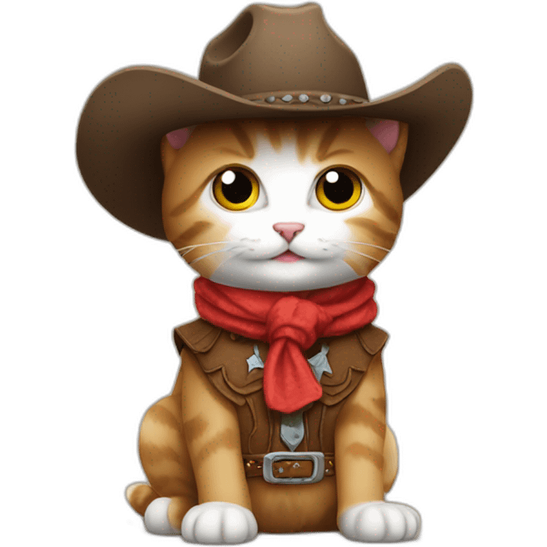 kitten cowboy emoji