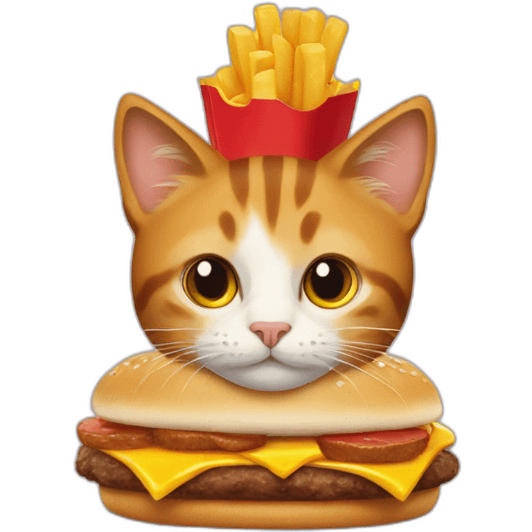 Cat McDonald's emoji