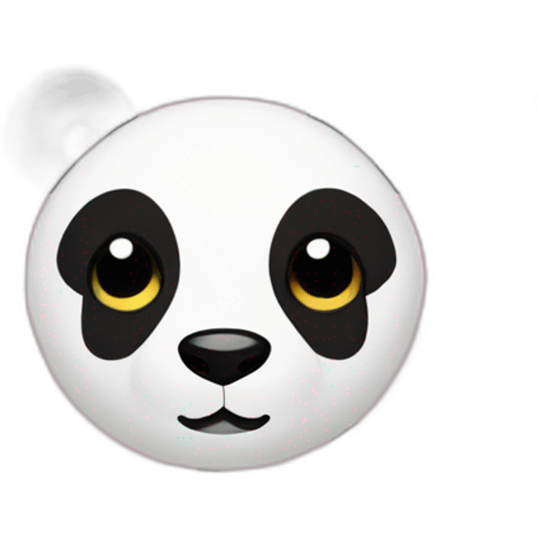 Panda flower emoji