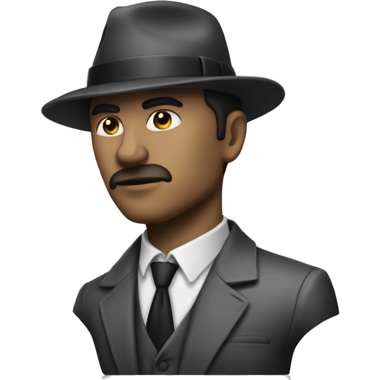 mafia men like detective emoji