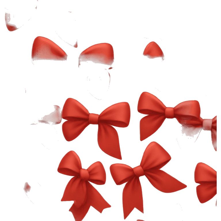 bow red christmassy emoji