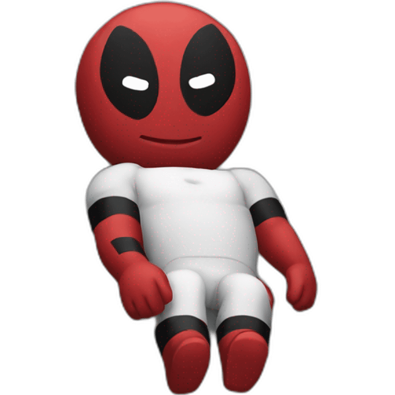 dead pool lying down emoji