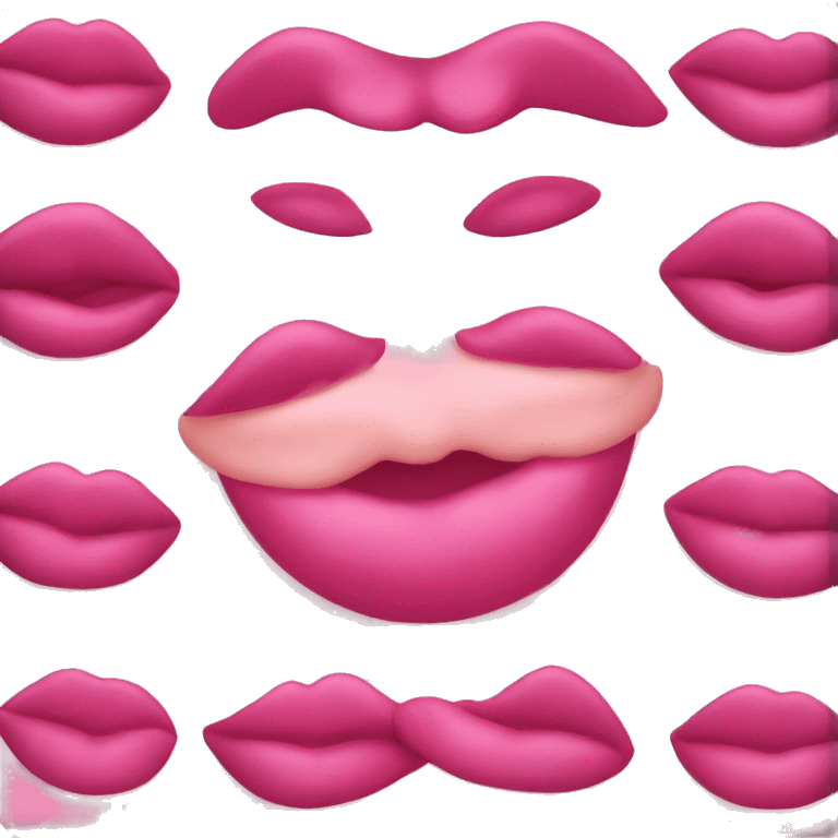 pink kiss mark  emoji