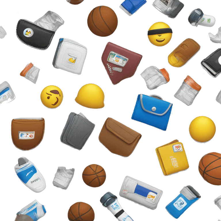 wallet sweat from working out sports emoji