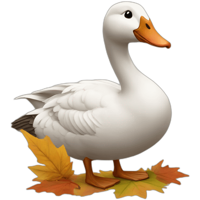 thankful goose emoji