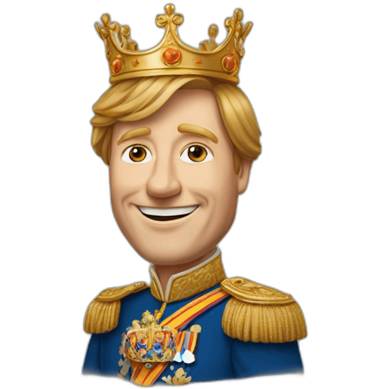 King Willem Alexander from The Netherlands emoji