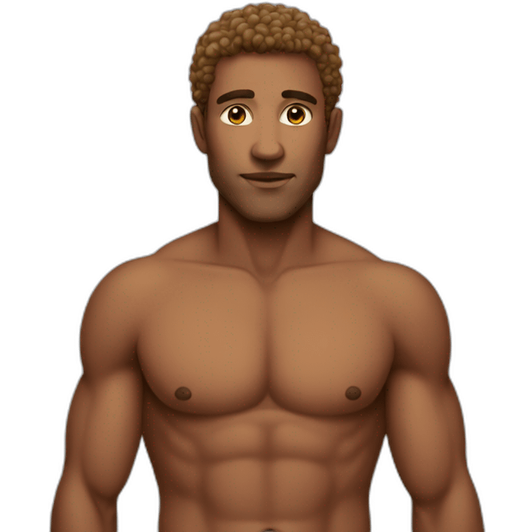 without-shirt emoji