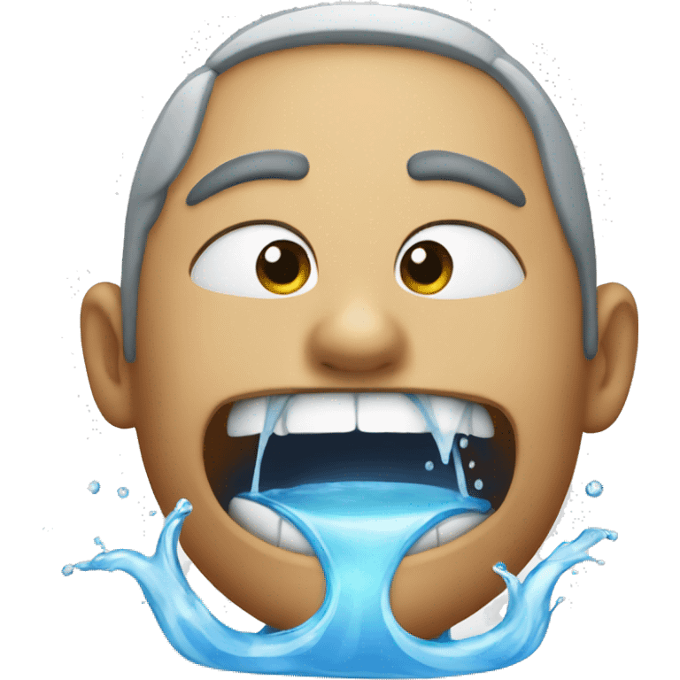 water from mouth emoji