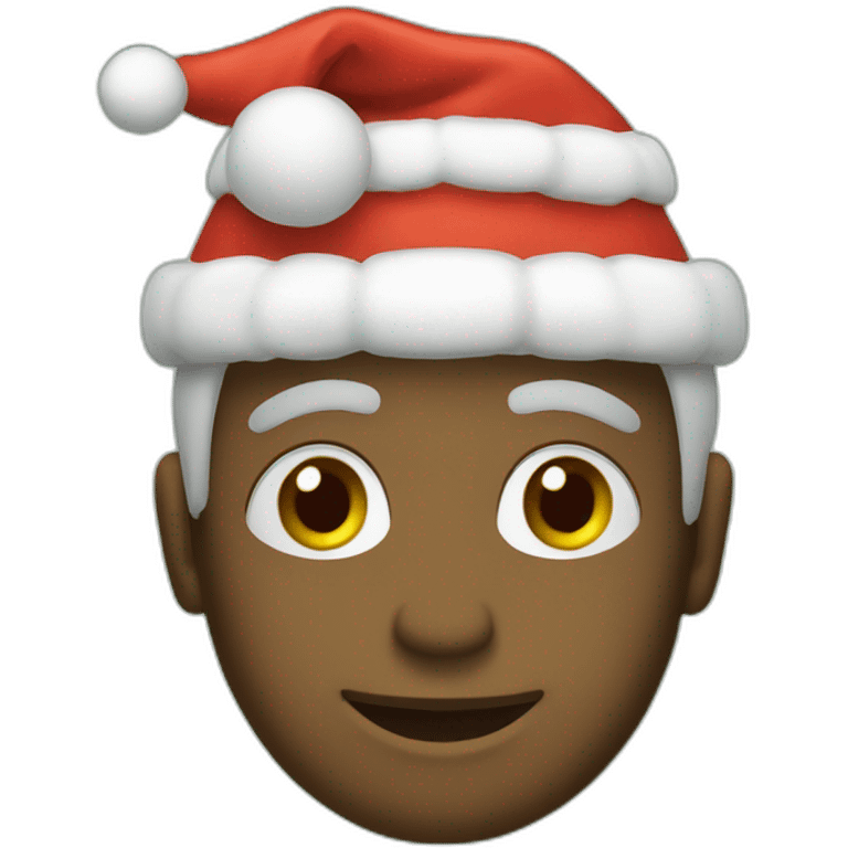 Touca de natal emoji