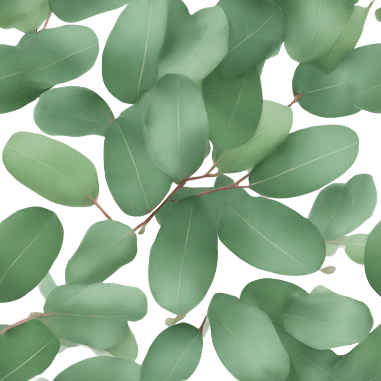  branch of silver dollar eucalyptus emoji