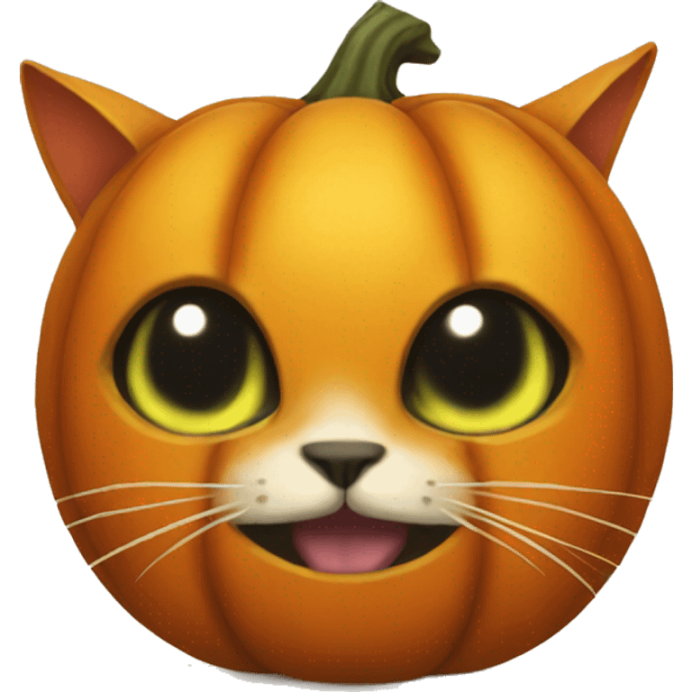 pumpkin cat emoji