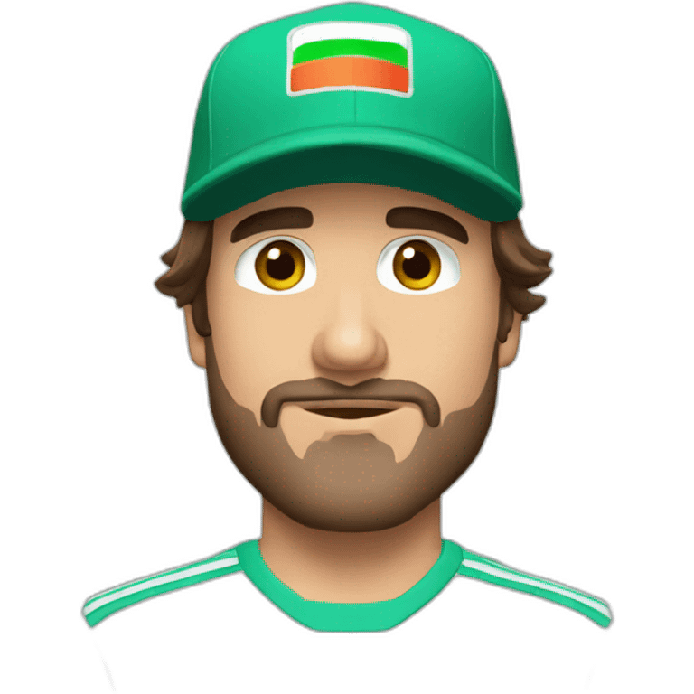 F1 Fernando Alonso Green cap emoji