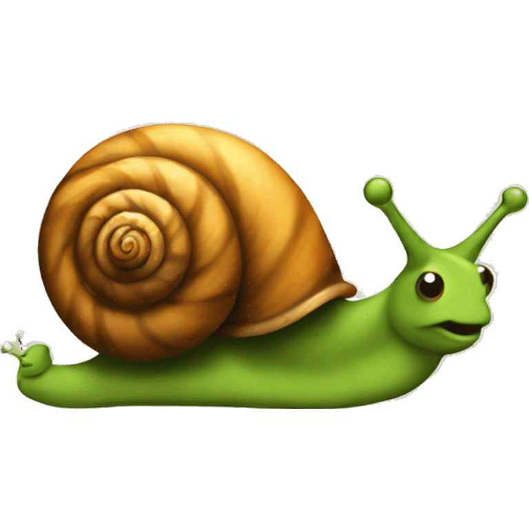 snail with jumper emoji