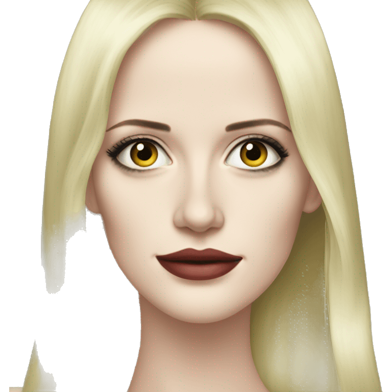 Eva Green with blonde hair emoji