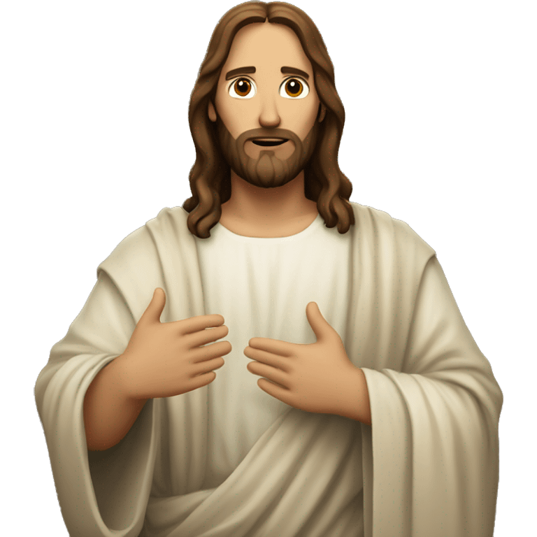 Jesus waiting for us emoji