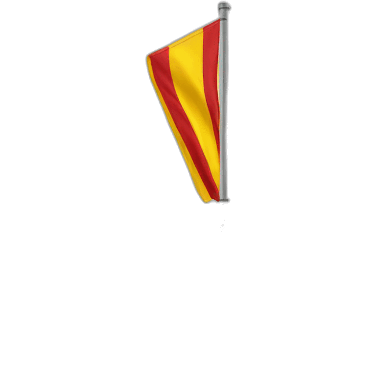 Spain flag on pole emoji