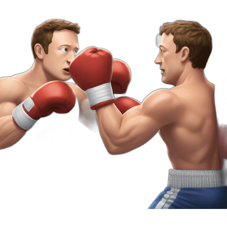 muscular-elon-musk-fighting-muscular-mark-zuckerberg-in-boxing-ring emoji