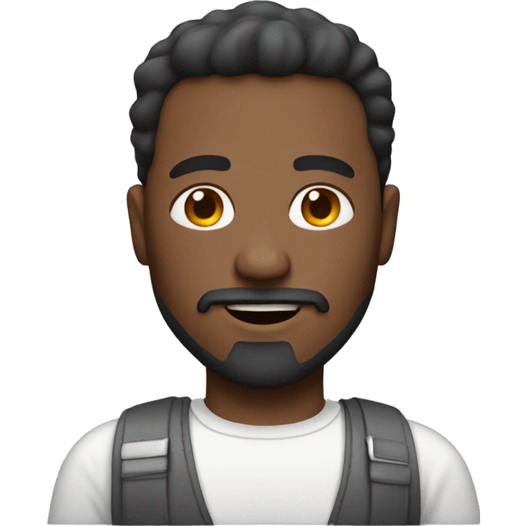 full man with red goatee, white skin  emoji