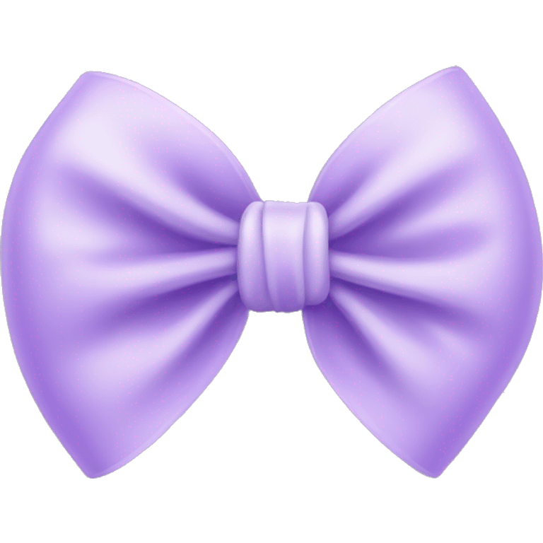 light purple bow emoji