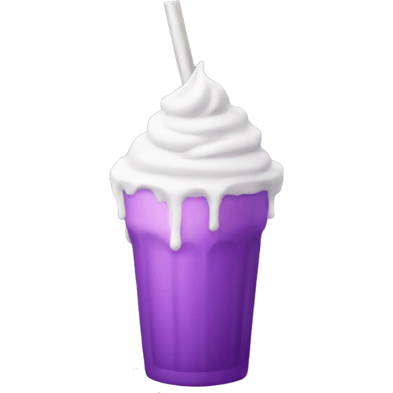 purple milkshake  emoji