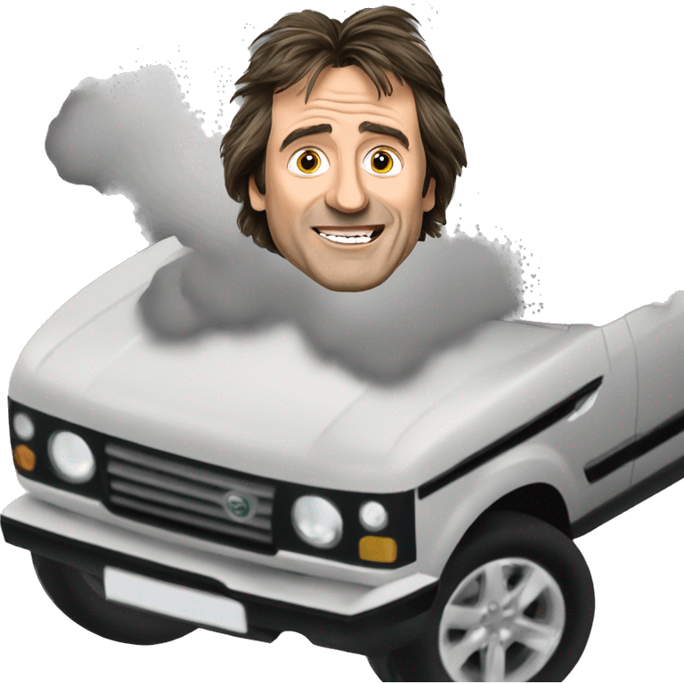 richard hammond in a range rover emoji