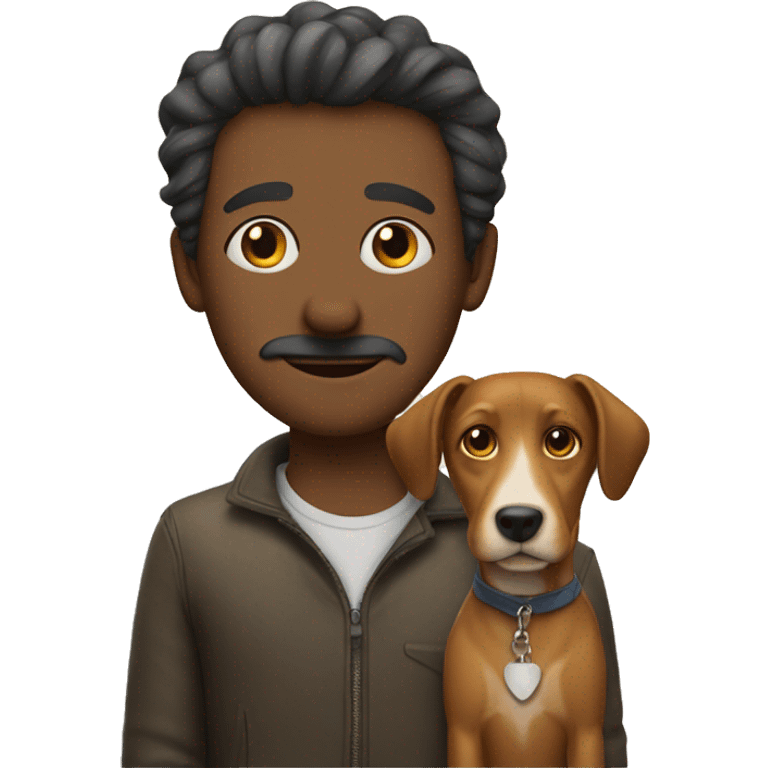 dog and man emoji