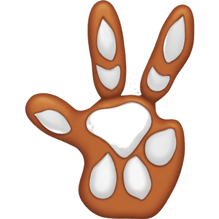 Fox’s paw emoji