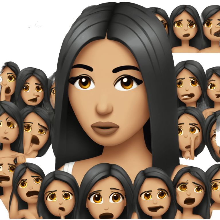 Kim Kardashian crying emoji