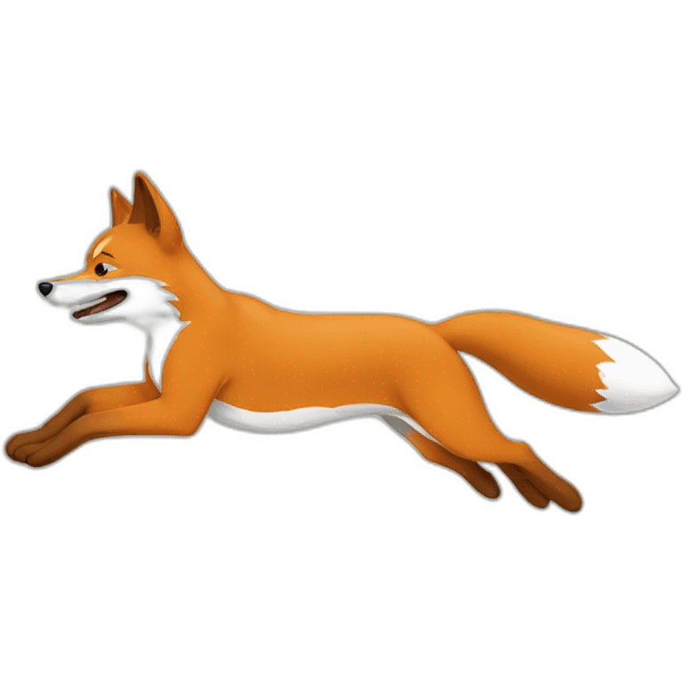 The quick brown fox jumps over the lazy dog emoji