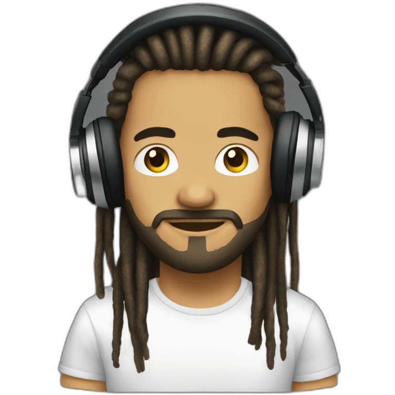 dj-japanese-dreadlock-raggae-headphone emoji