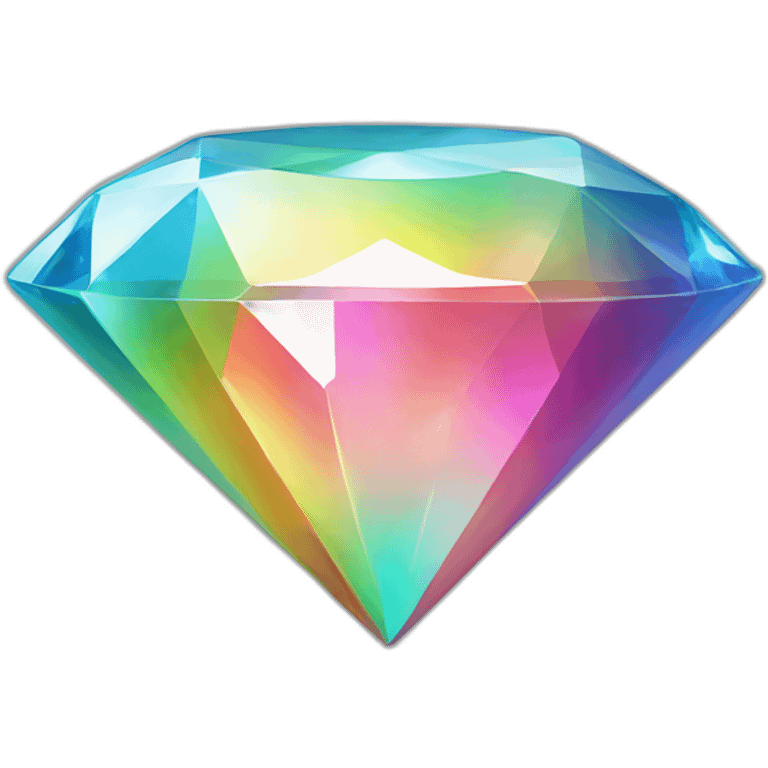 rainbow diamond emoji