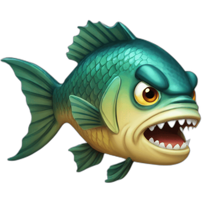 angry fish emoji