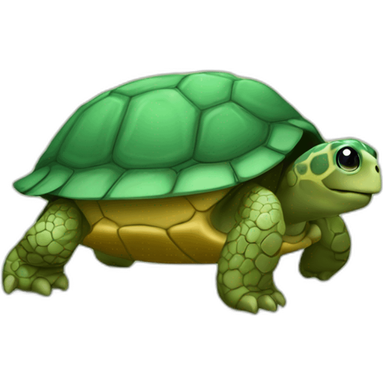 Tortue sur phoque emoji