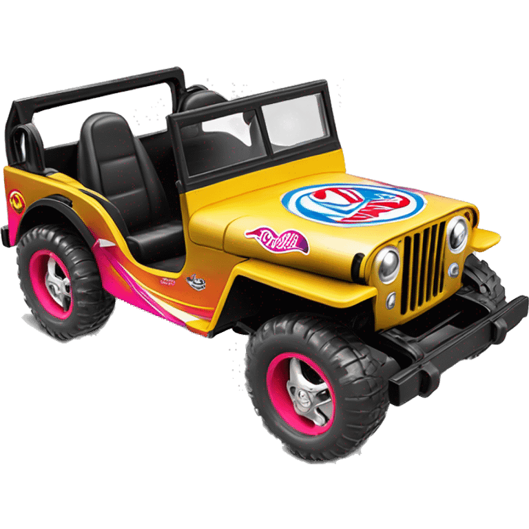 Hot wheels Premium Barbie 1941 Willy’s jeep  emoji