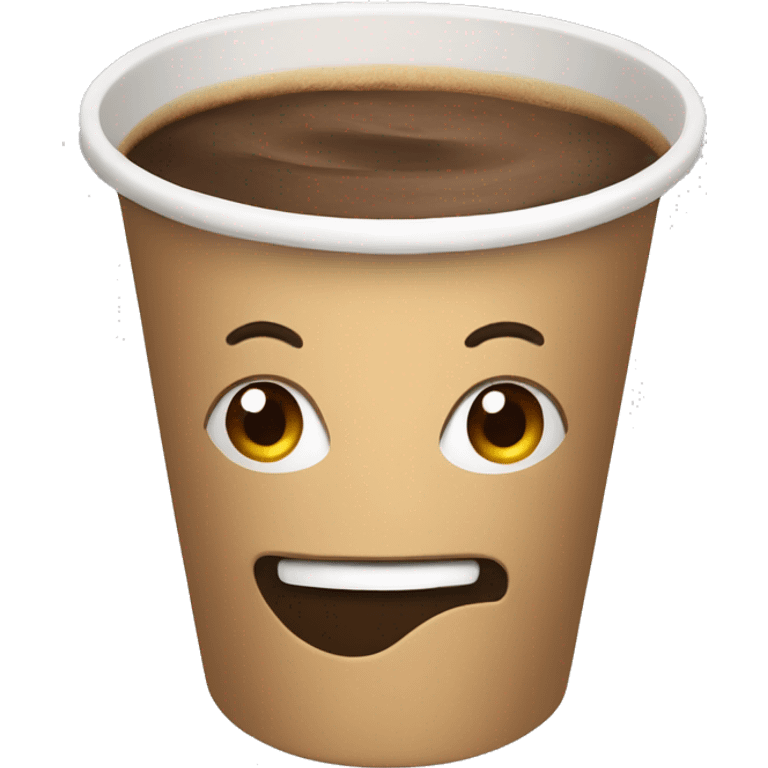 Coffee in a paper cup emoji