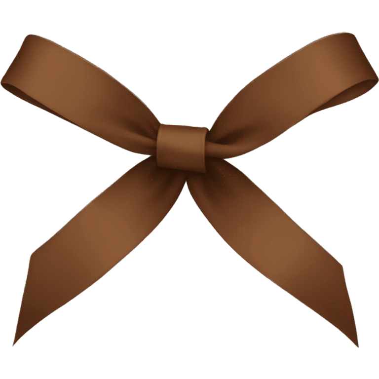 brown ribbon emoji