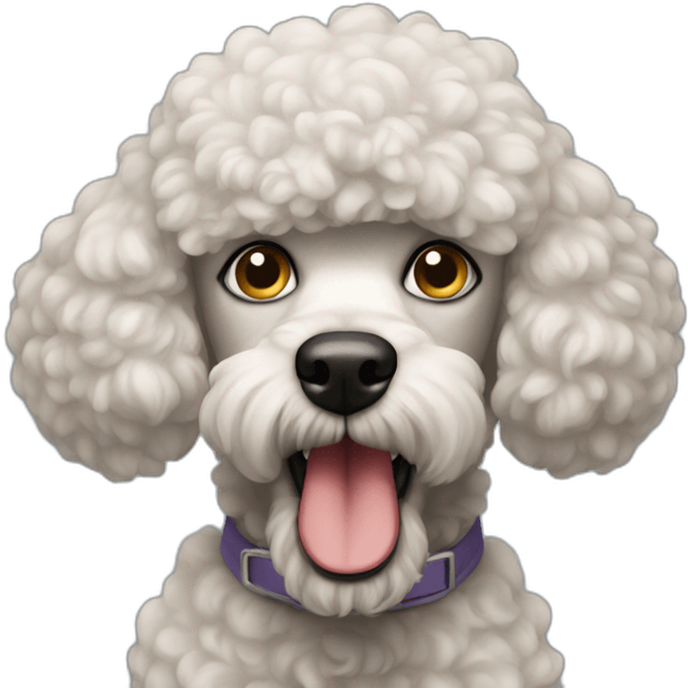 angry poodle emoji