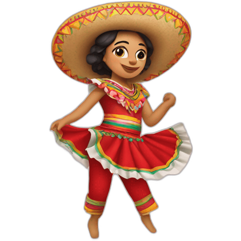 mexican foklore dancer emoji