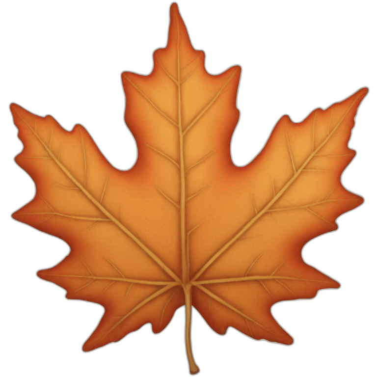 Maple leaf emoji