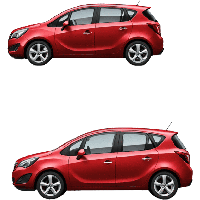 red car opel meriva emoji