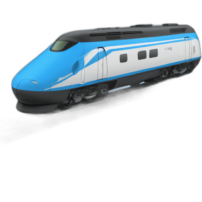 High velocity train blue copkit emoji