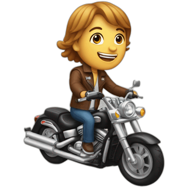 your grand morther on a motor bike emoji