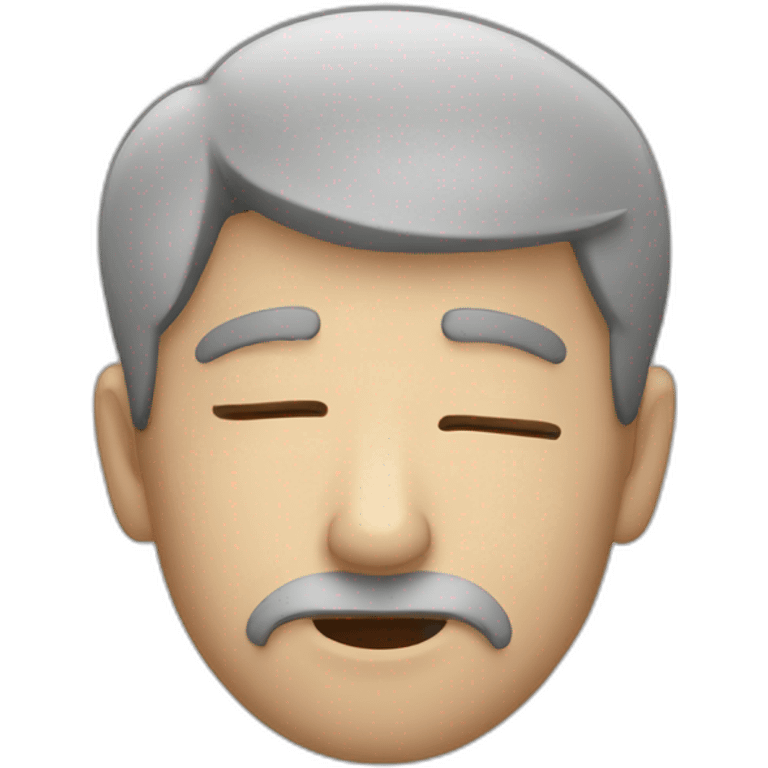 Man drowsy emoji