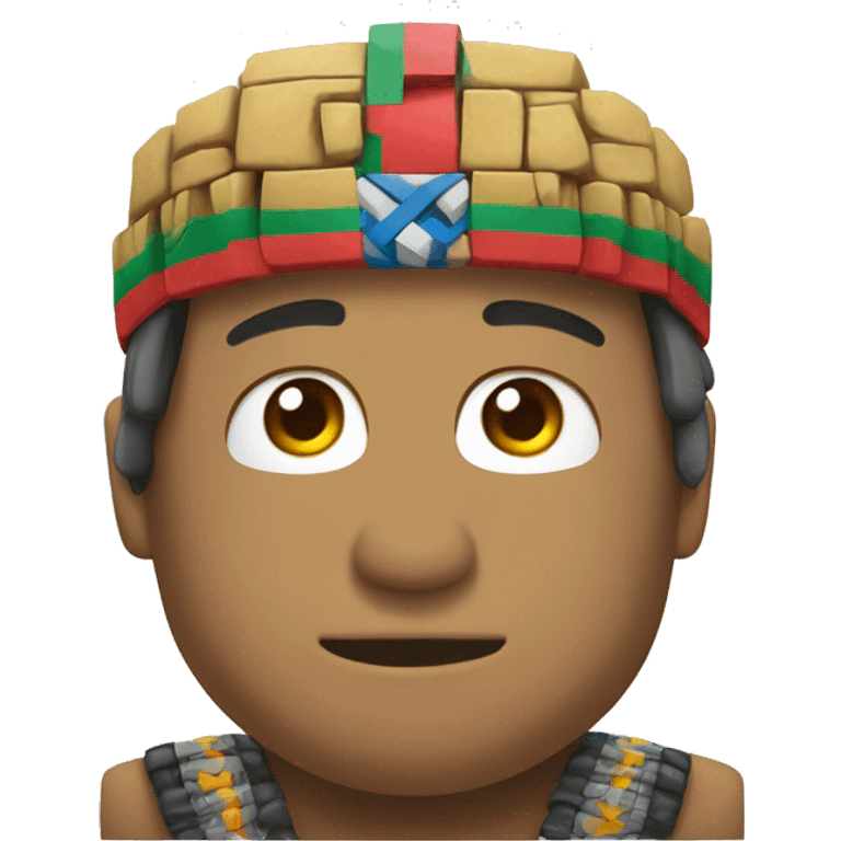 EMOJI DE MACHU PICHU CON FONDO BLANCO emoji