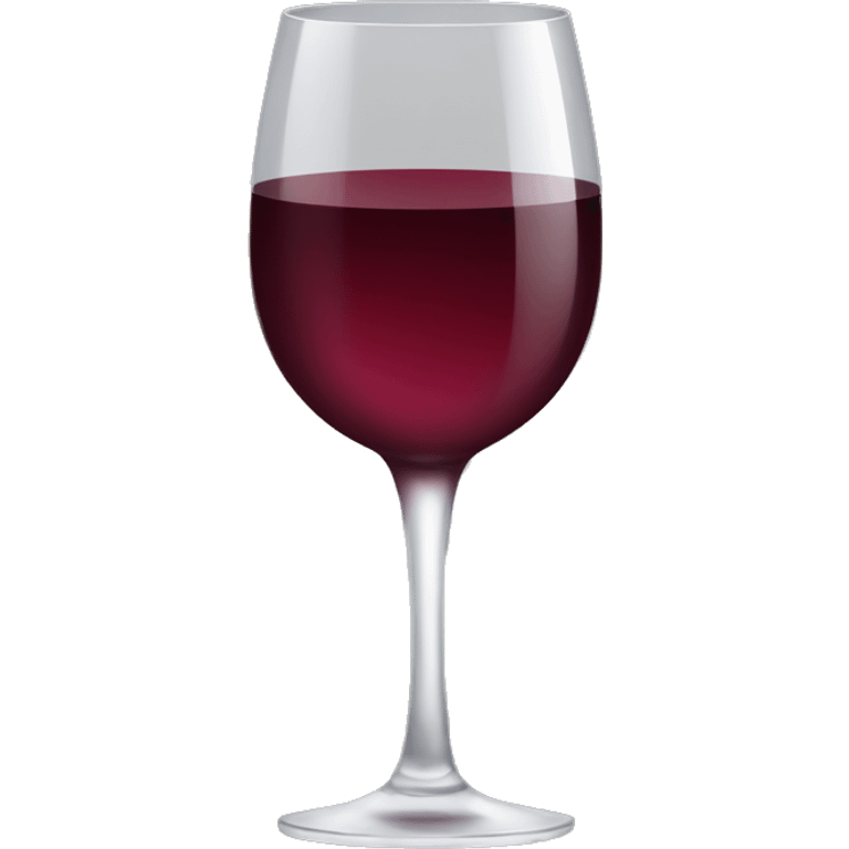 wine glass emoji that is filled to the brim with wine  emoji