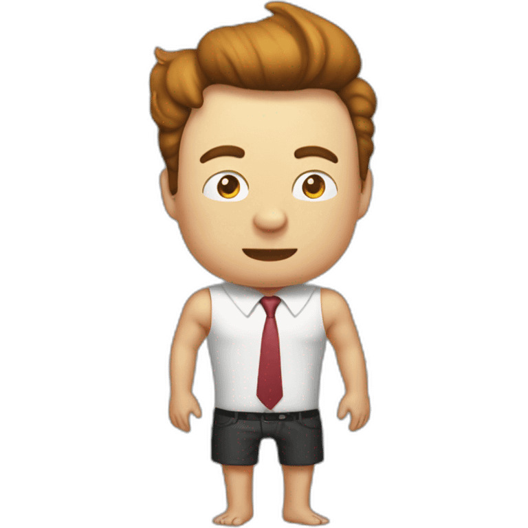 Elon Musk bikini bottom emoji