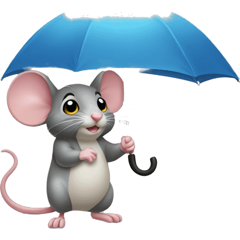 mouse Holdingumbrella emoji